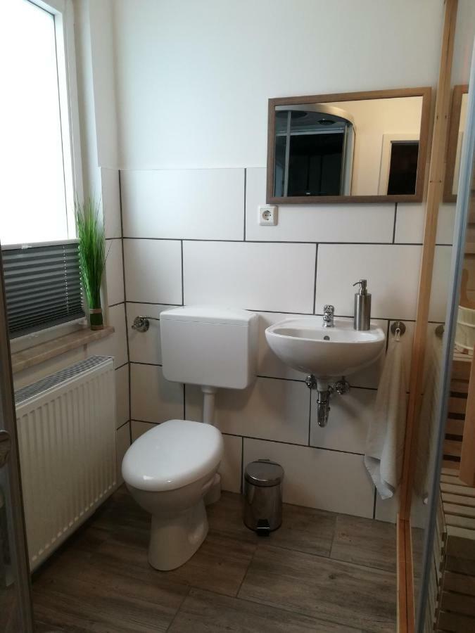 Ferienwohnung Am Reinhardswald - Eichenlaub - Mit Sauna Trendelburg Esterno foto